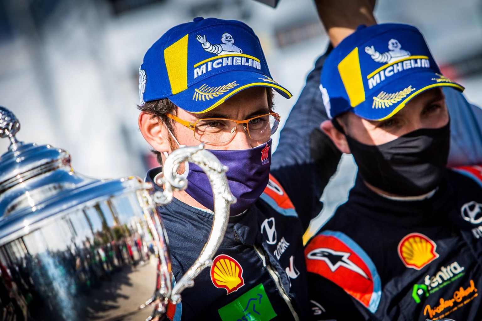 Thierry Neuville (vasakul) ja Nicolas Gilsoul võitsid üheskoos 13 MM-etappi.
