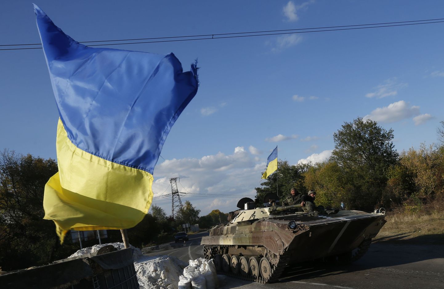 Kodumaa terviklikkuse eest võitlevad Ukraina sõdurid 1. oktoobril Horlivkas.