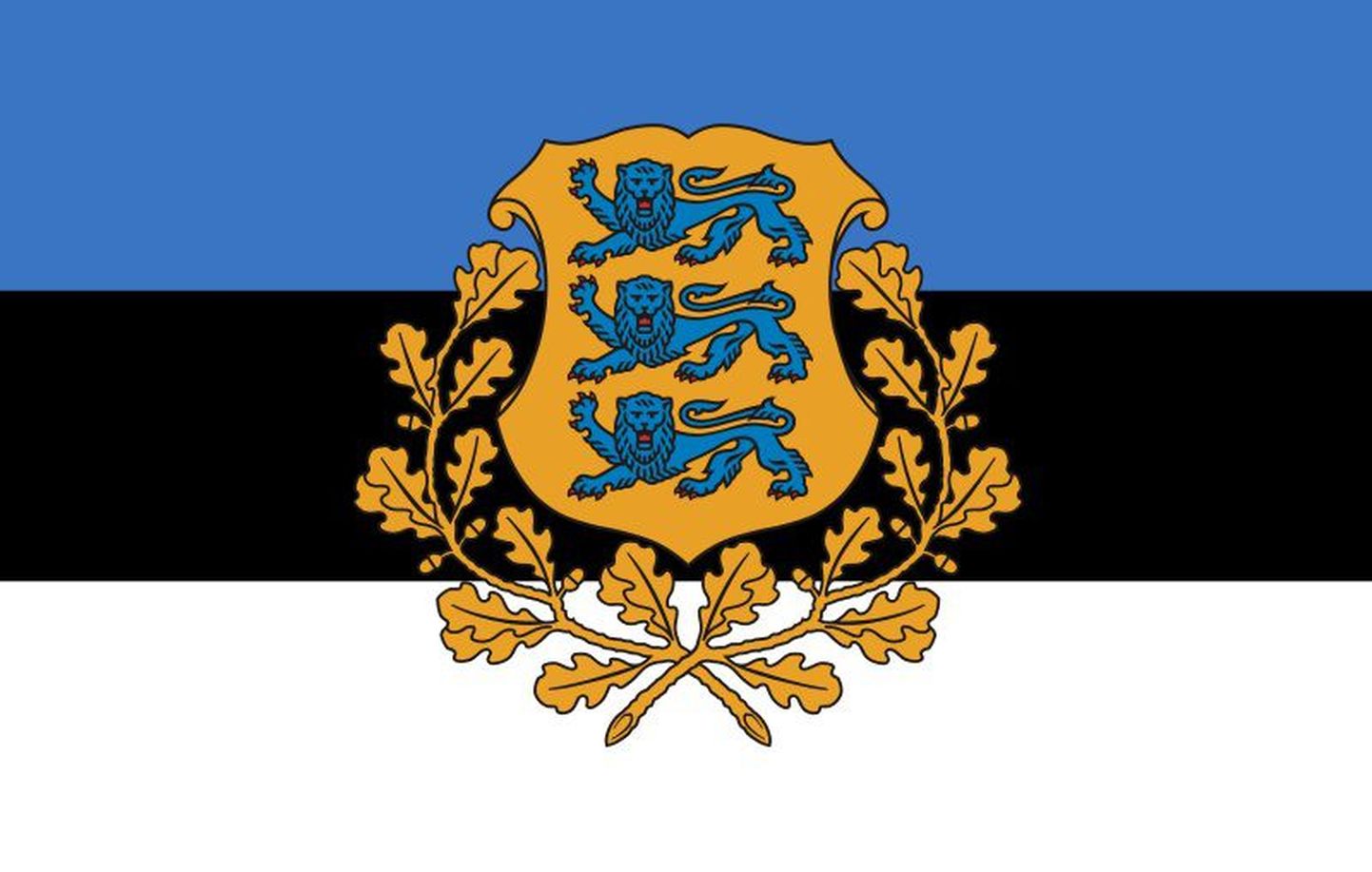Eesti Vabariigi presidendi lipp.