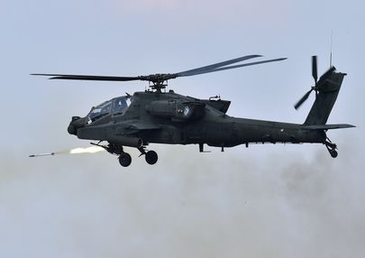 Ründekopter AH-64 Apache.