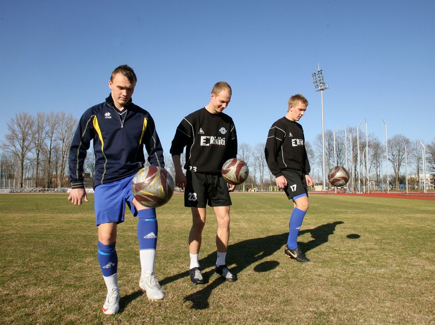Siim Tenno (vasakul), Mikk Laas ja Kaarel Kiidron.