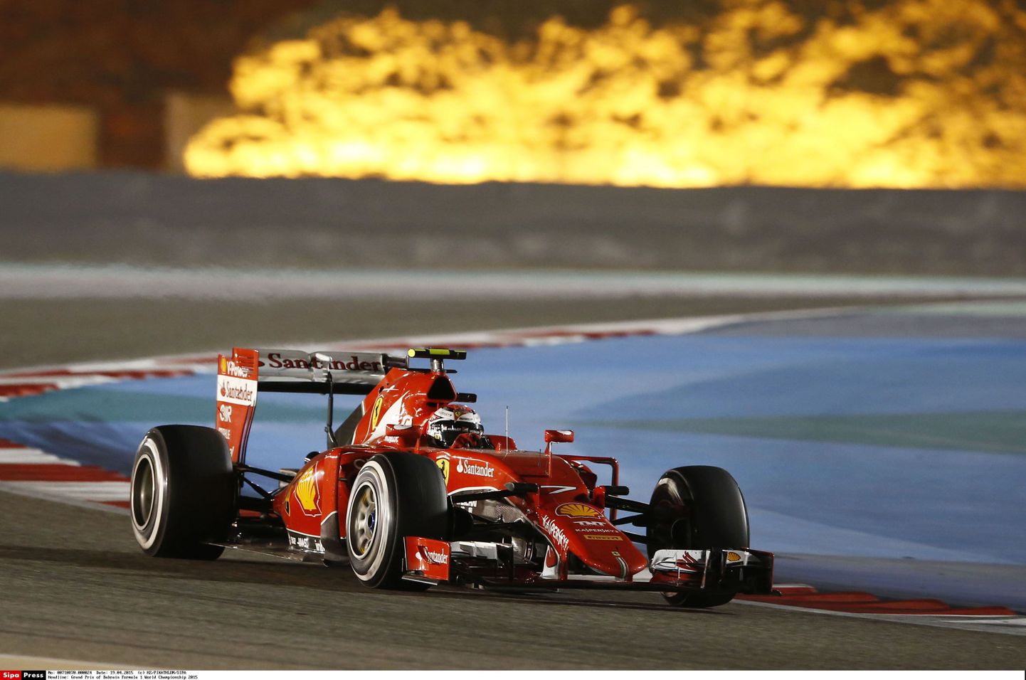 Kimi Räikkönen Bahreinis.