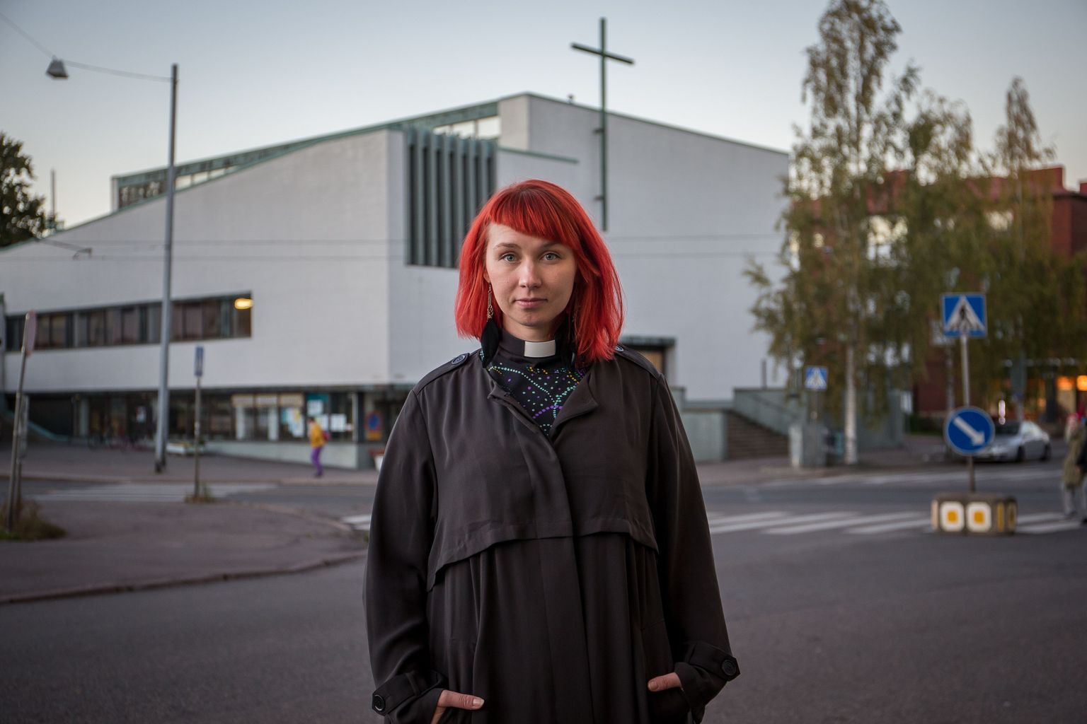 Helsingi Kallio koguduse pastor Marjaana Toiviainen.
