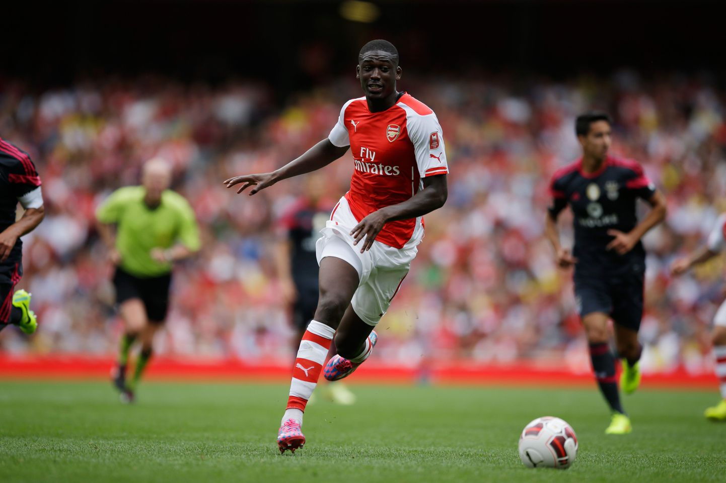Arsenali väravakütt Yaya Sanogo.