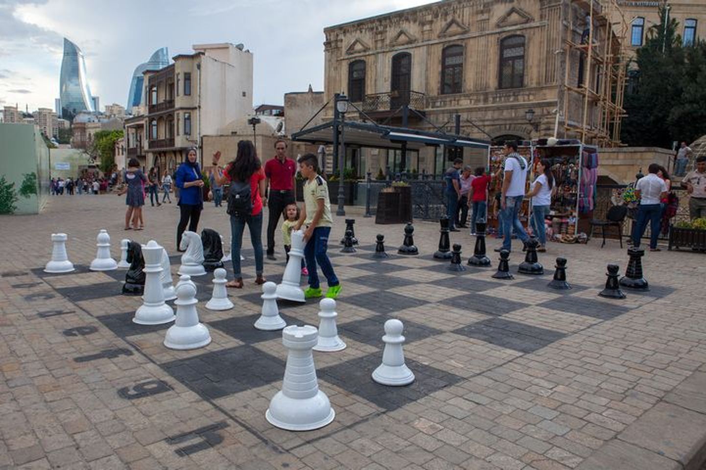 Баку во время Олимпиады.