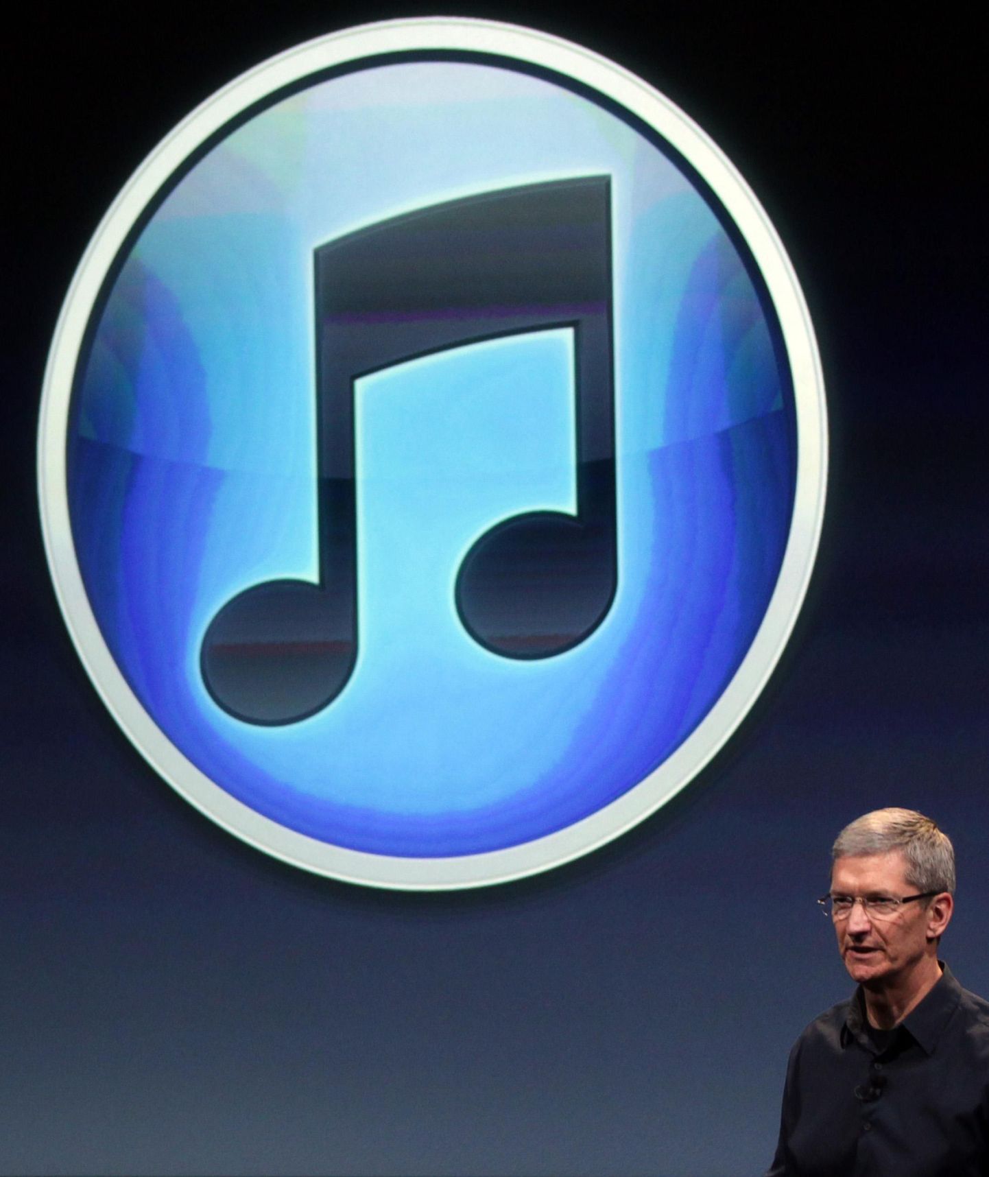 iTunesi logo.