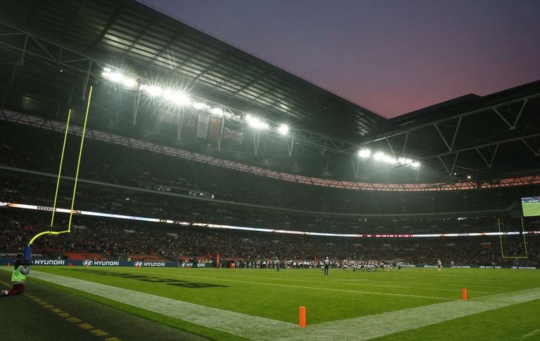 Wembley staadion pühapäevase mängu ajal / Foto:Scanpix