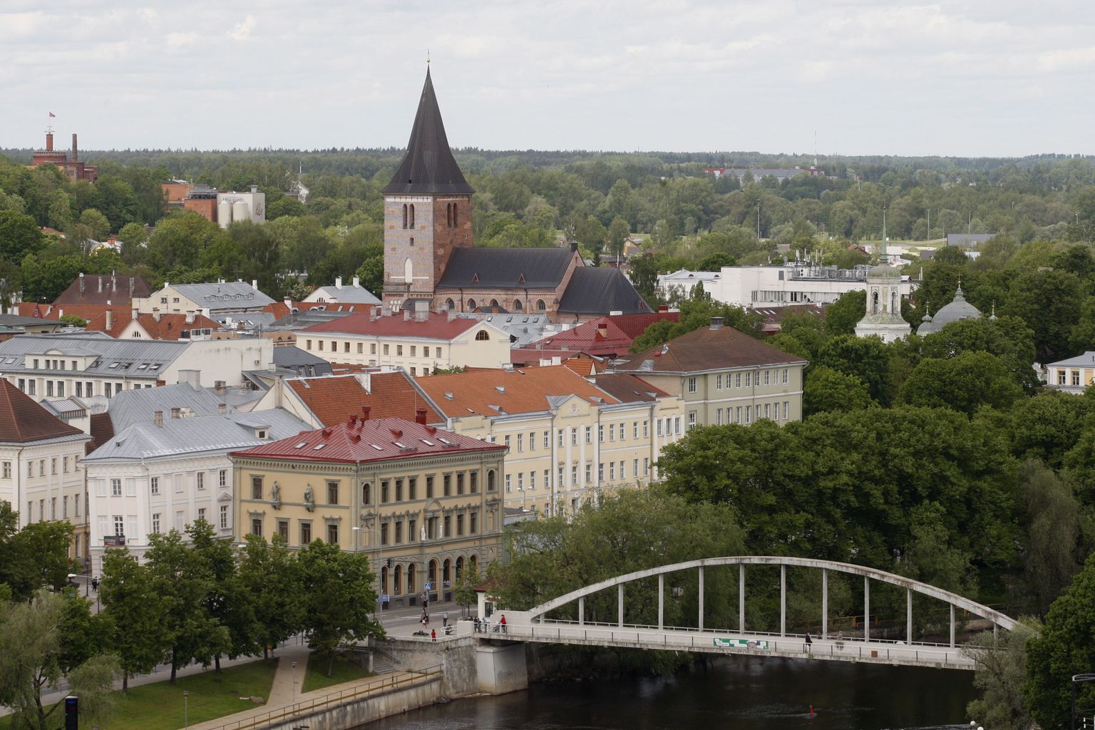 Tartu kesklinn.