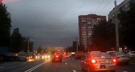 Видео: впечатляющую погоню за наркоторговцем из Эстонии в Петербурге засняла камера полиции