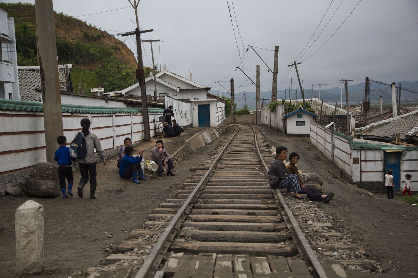 Raudtee Põhja-Koreas Põhja-Hamgyongi provintsis.