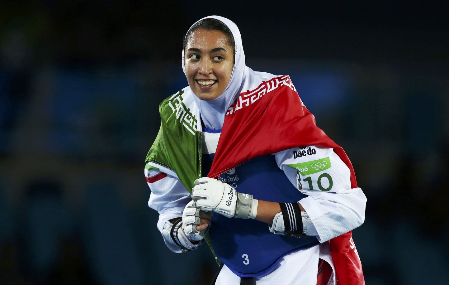 Kimia Alizadeh Zenoorin võitis esimese Iraani naissportlasena olümpiamedali.