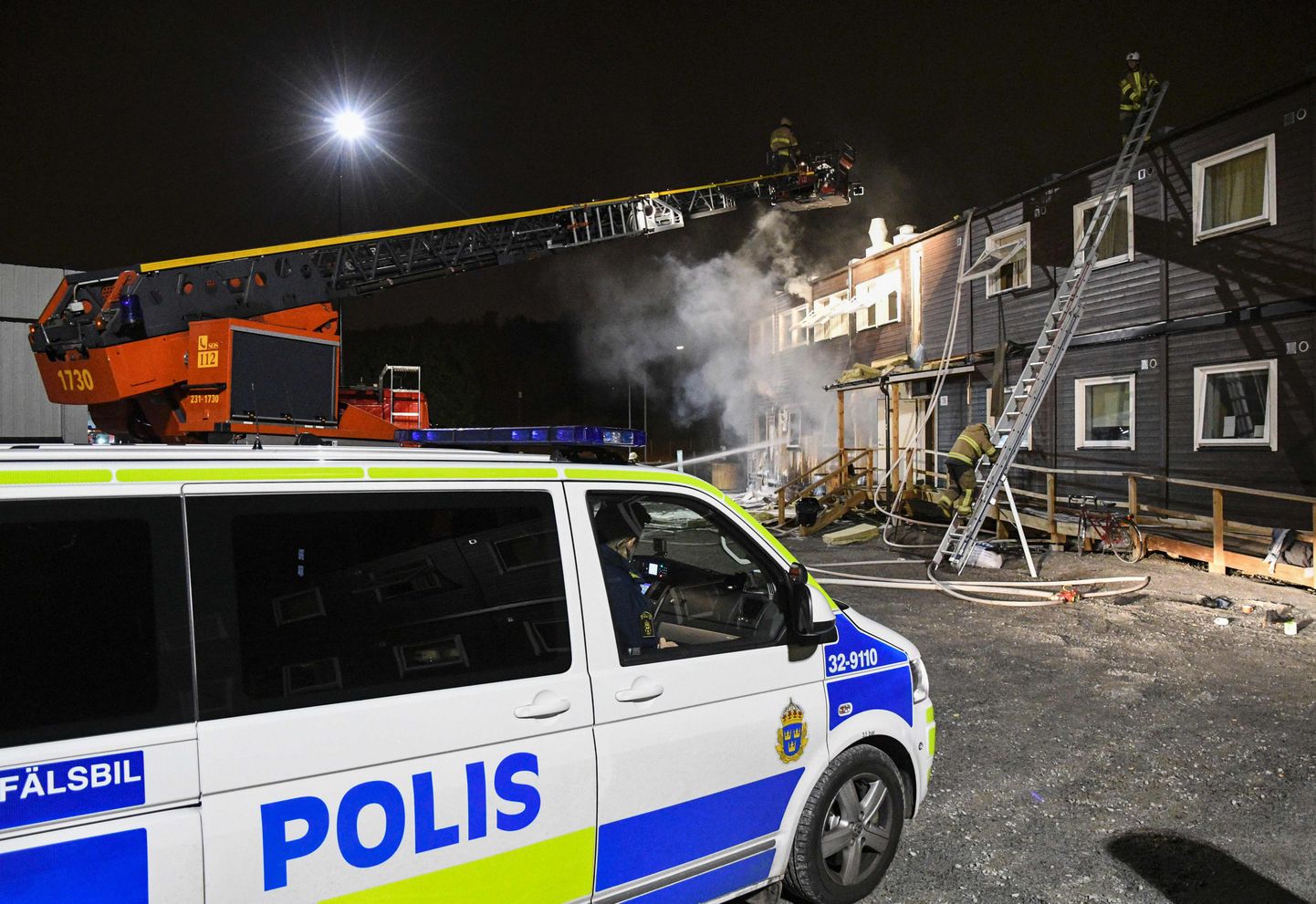 Möödunud pühapäeva varahommikul pandi ka põlema asüülitaotlejate keskus Stockholmis Fagersjös.