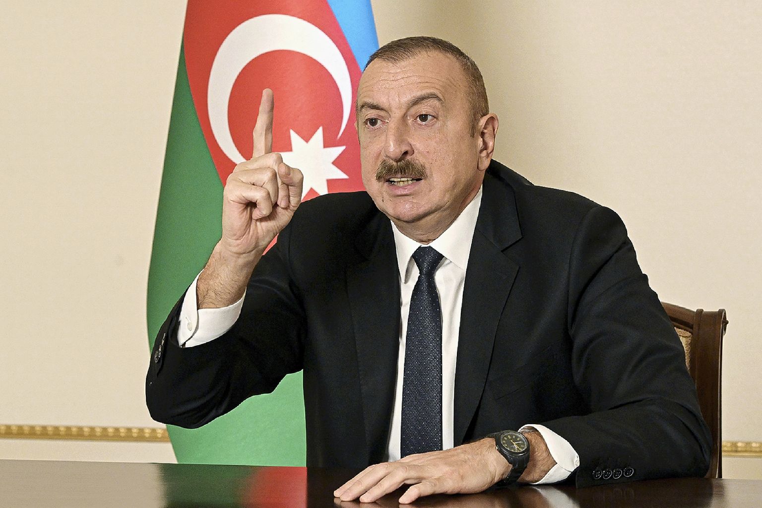 Aserbaidžaani president Ilham Alijev.