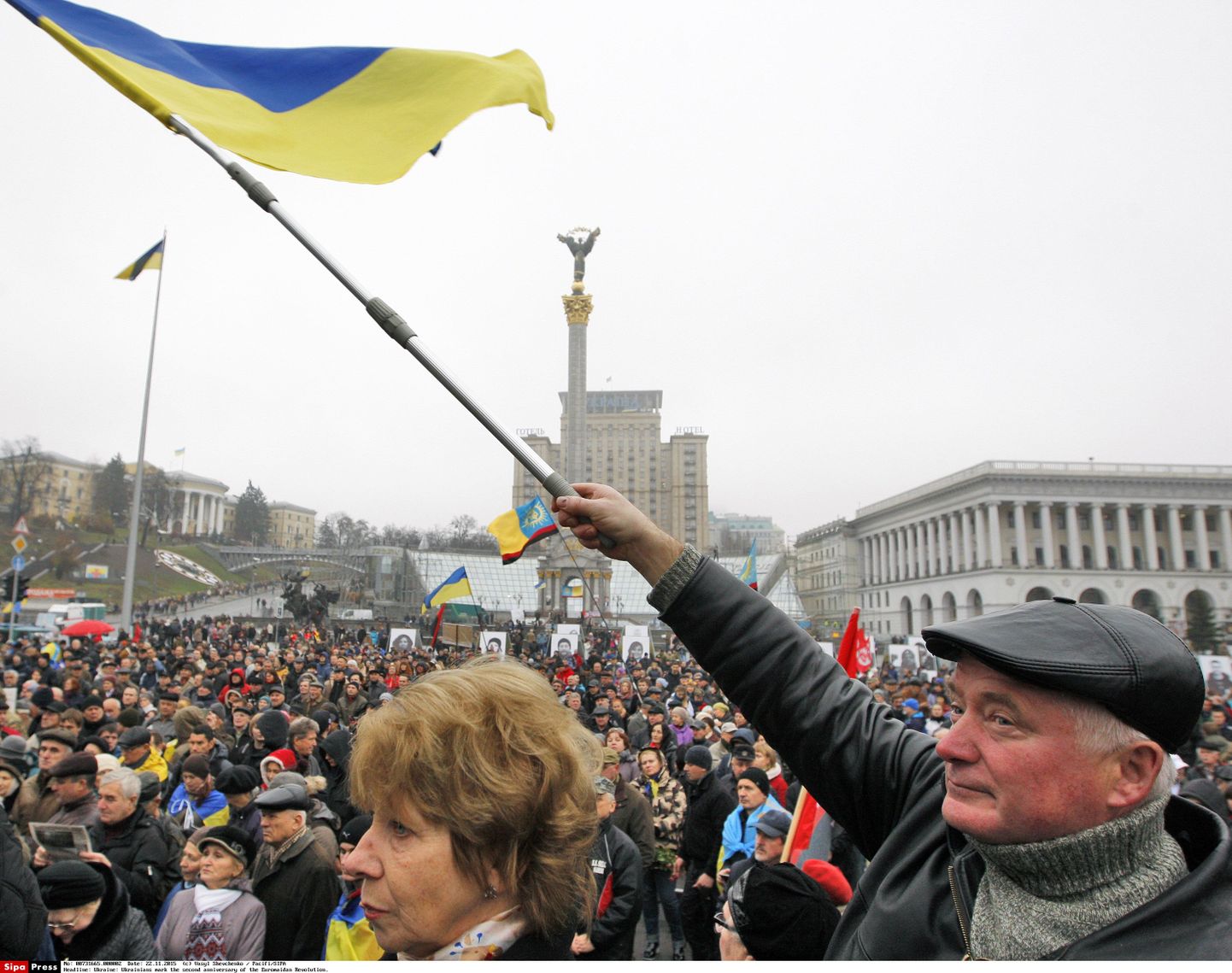 Ukrainlased tähistasid äsja Euromaidani revolutsiooni alguse teist aastapäeva.