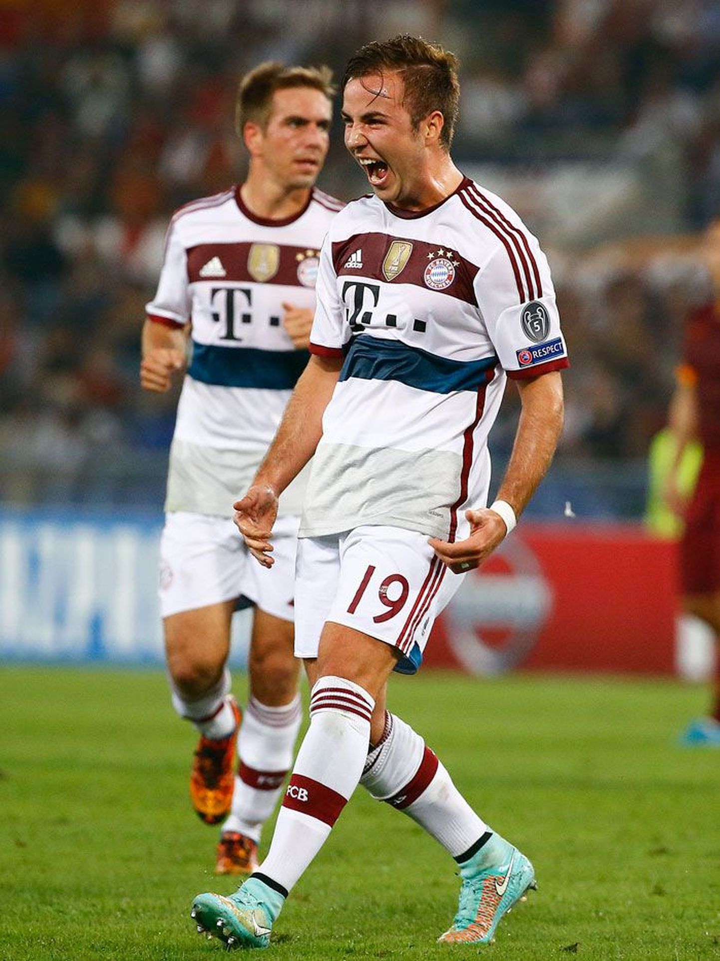 Mario Götze oli üks Bayerni staaridest, kes Romale värava lõi.