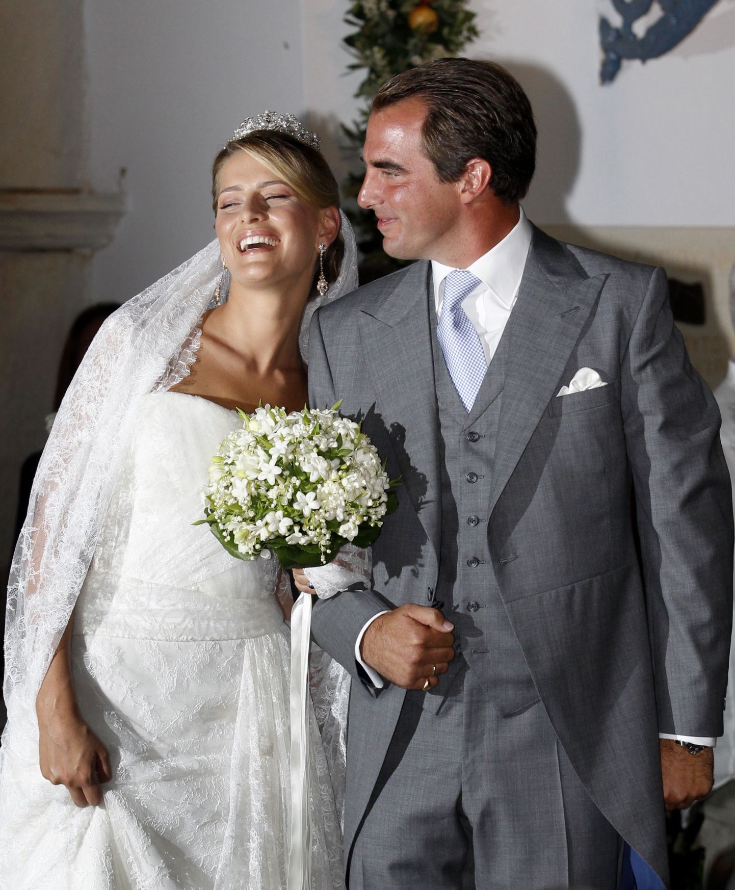 Kreeka prints Nikolaos ja ta abikaasa Tatiana Blatnik