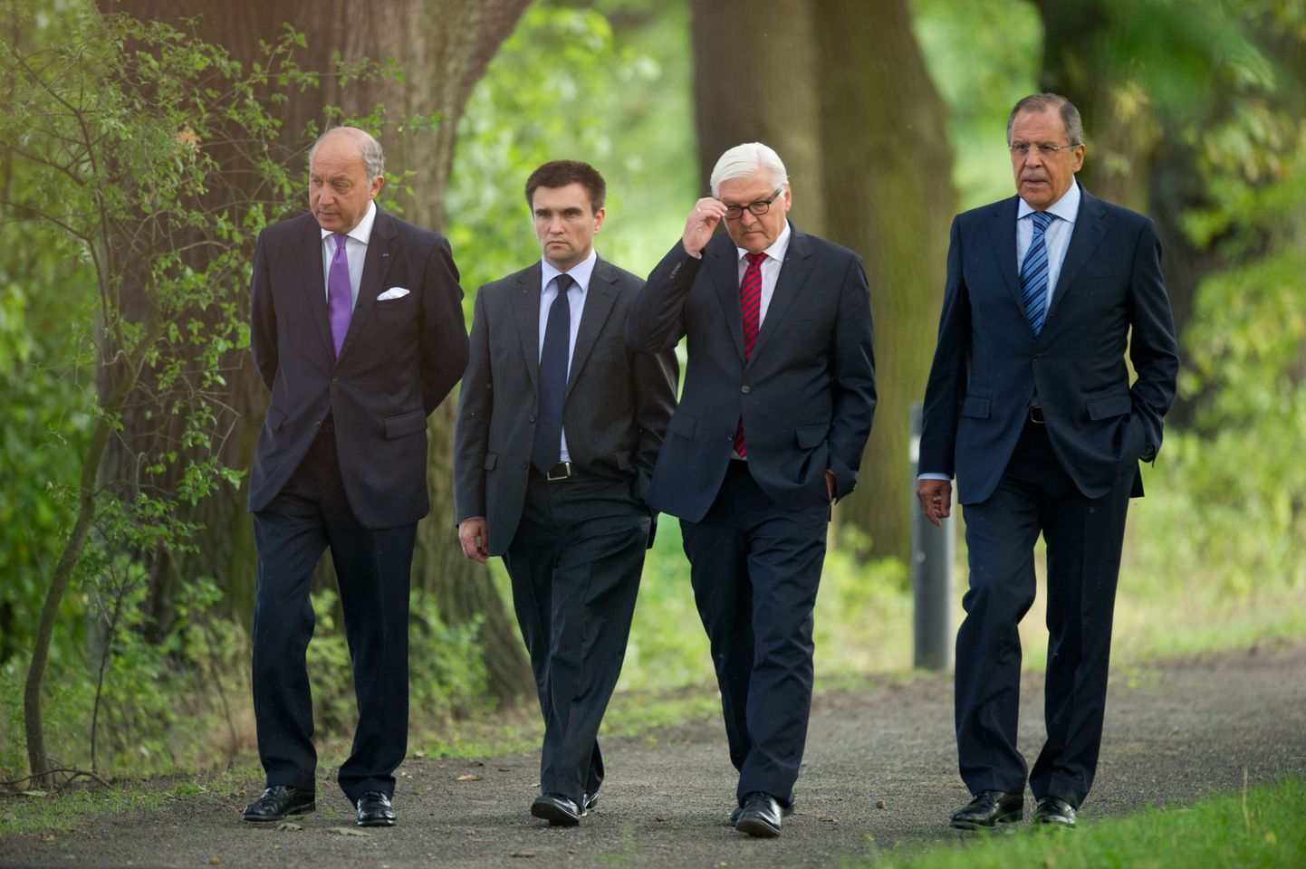 Главы МИД России, Украины, Франции и Германии встретились в Берлине.