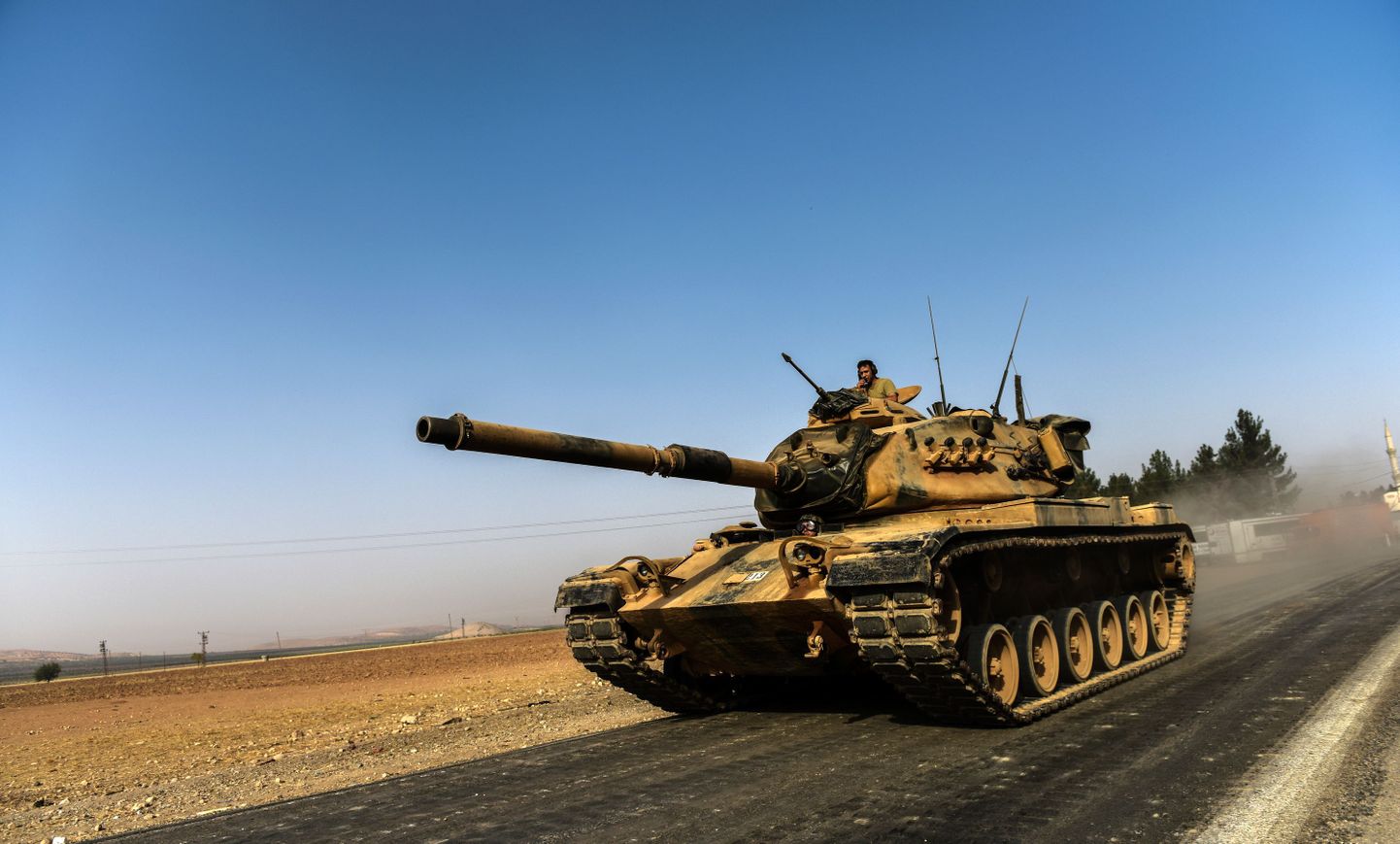 Турецкий танк в Сирии.