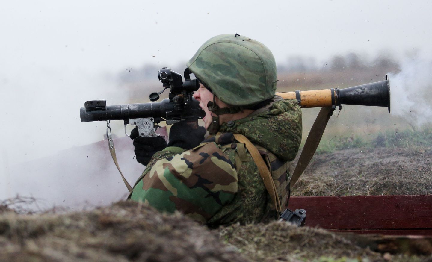 Vene sõdur 2014. aasta novembris Kaliningradis toimunud õppustel.