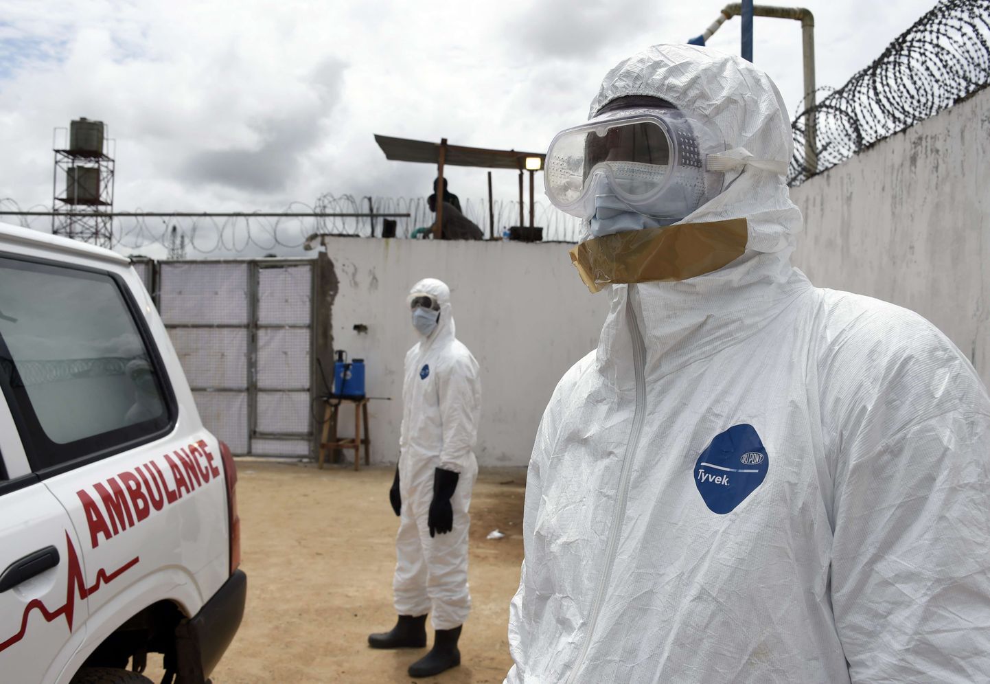 Ebola vastu võitlust pidavad tervishoiutöötajad Libeerias.