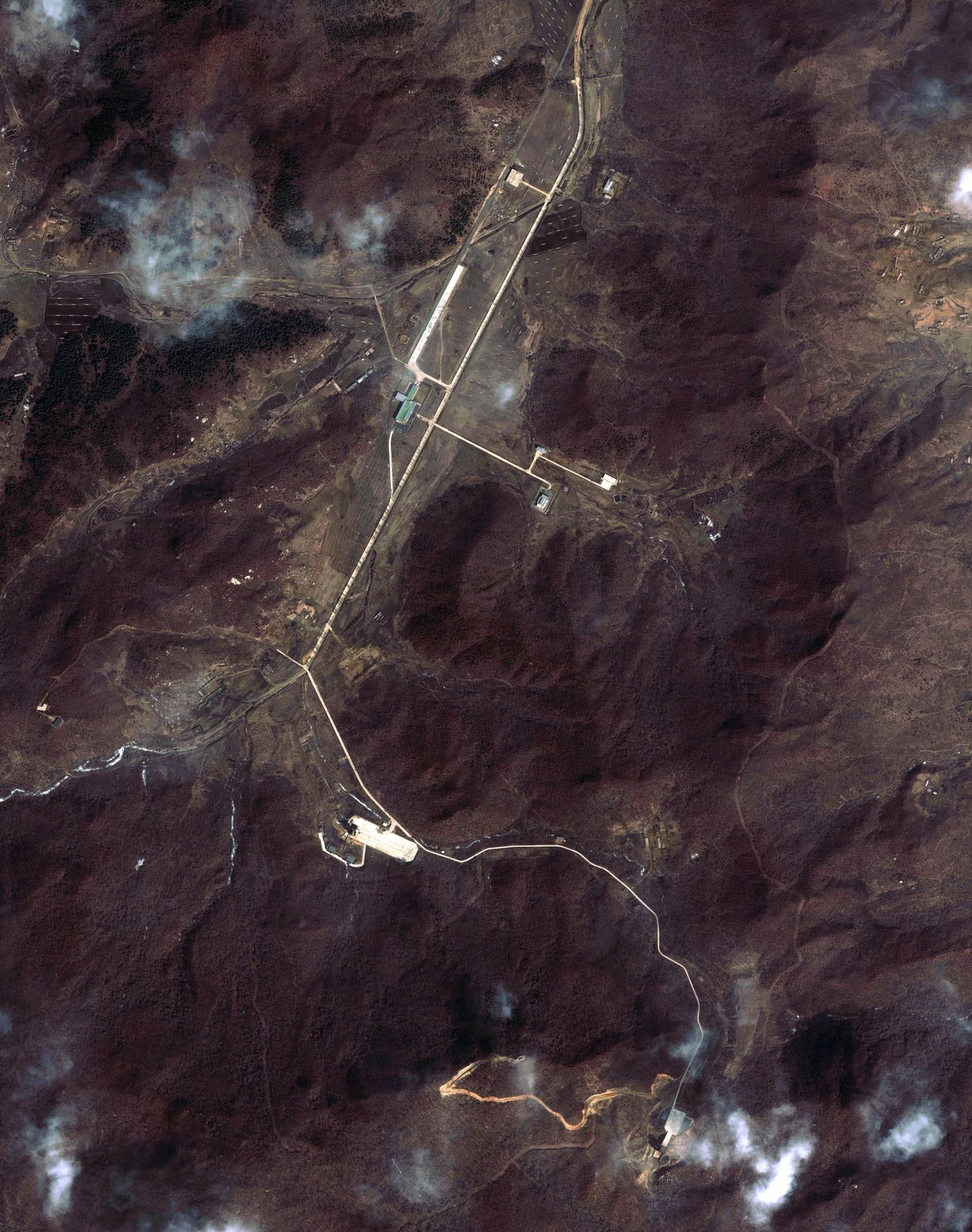 Põhja-Korea kirdeosas asuv Tongchang-ri raketikatsetusbaas
