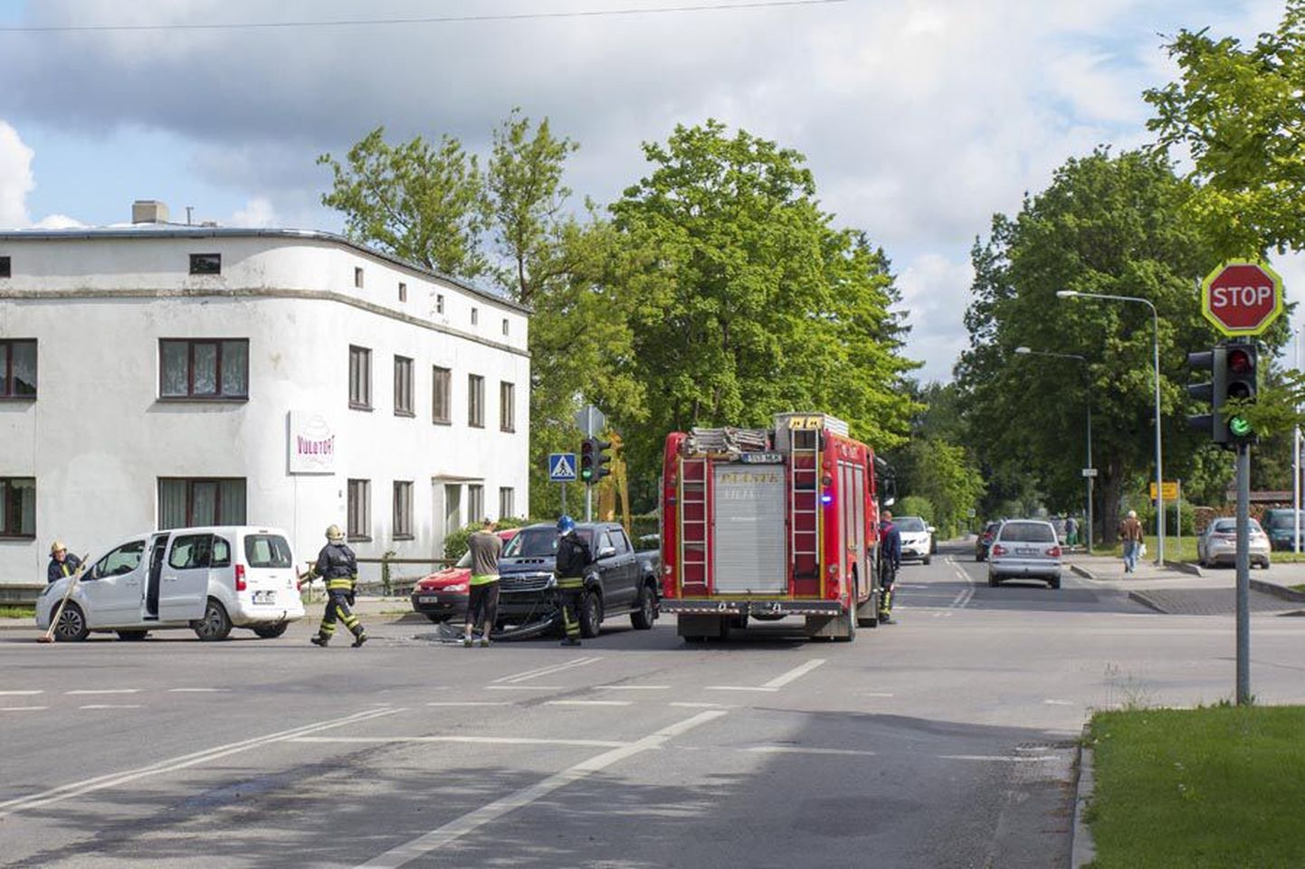 Liiklusõnnetus juhtus Leola ja Jakobsoni tänava ristmikul. Foto on illustratiivne.