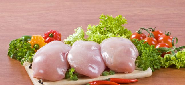 Мясо курицы.