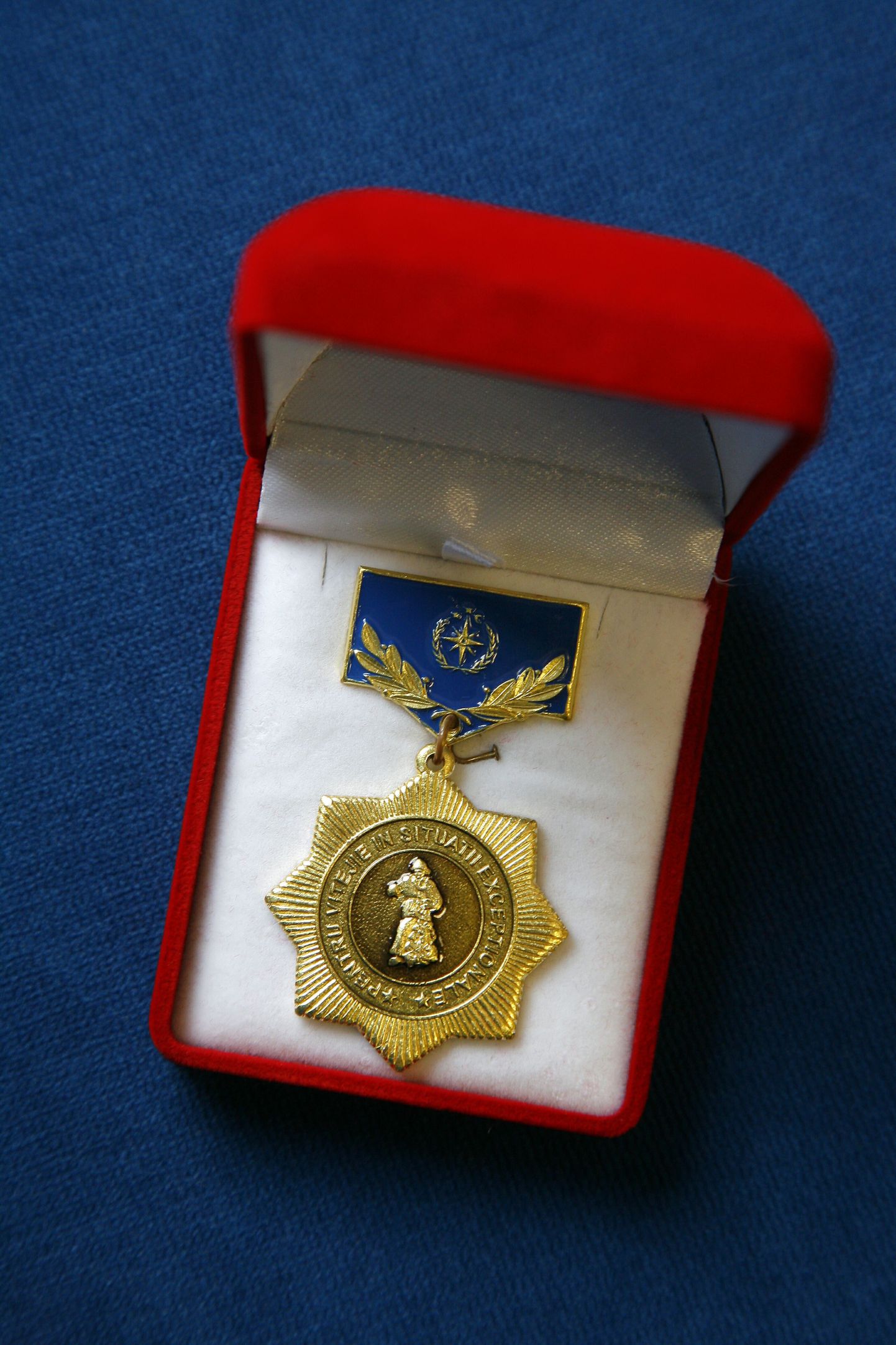 Jaanus Teearule omistatud Moldova medal.