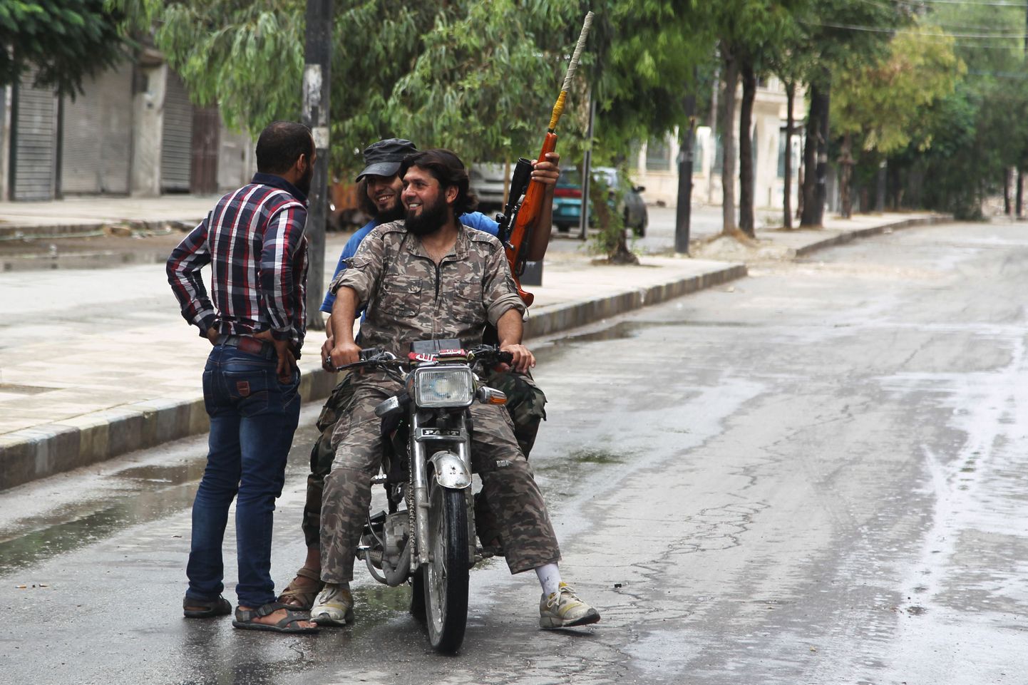 Vaba Süüria armee võitlejad.