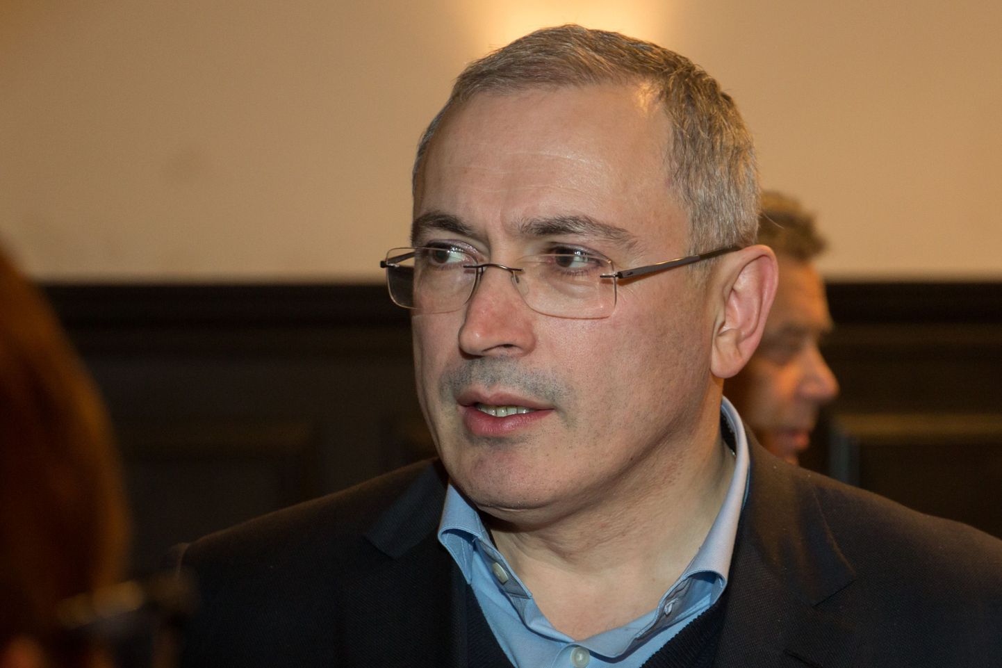 Venemaa presidendi Vladimir Putini suurim kriitik ja naftakompanii Jukos endine omanik Mihhail Hodorkovski Tallinnas.