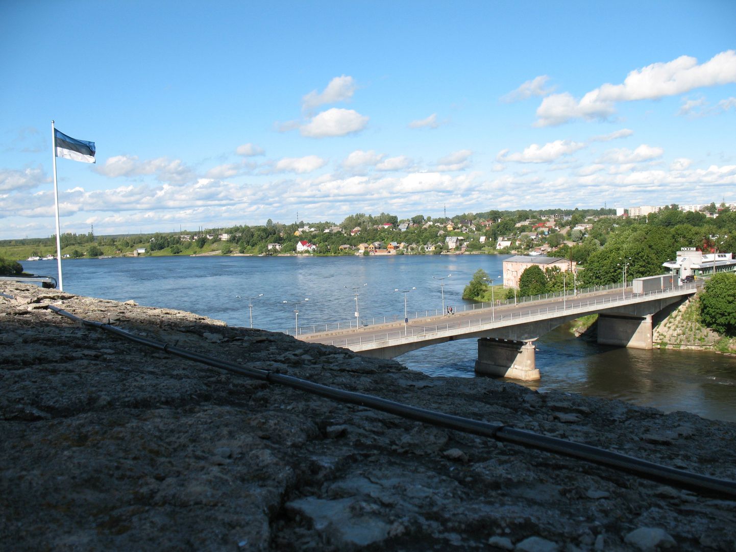Vaade Narva kindlusest Ivangorodile