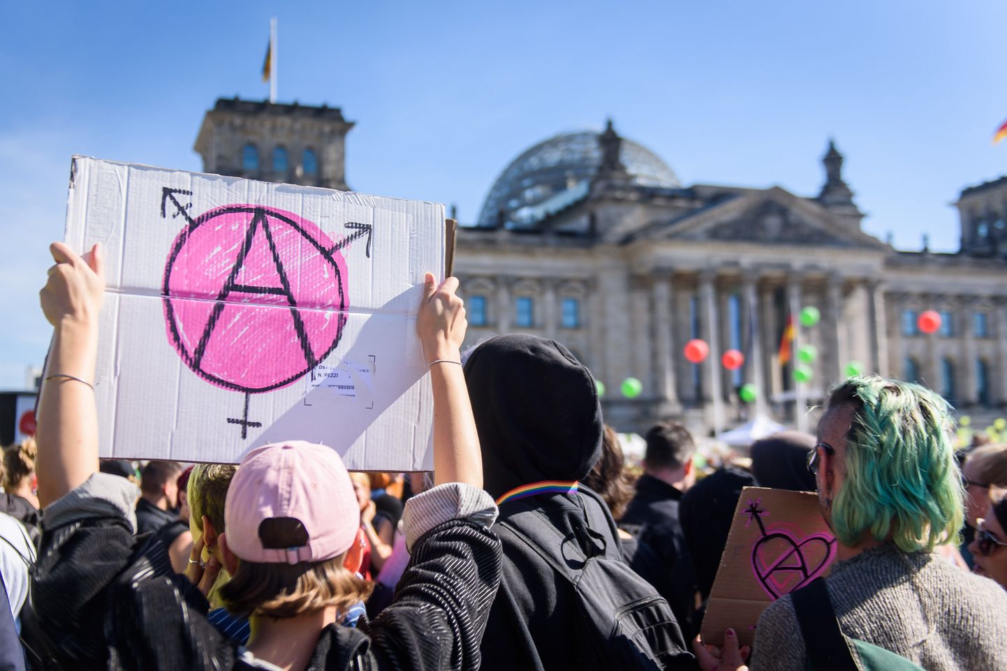 Abordiõiguse pooldajatest meeleavaldajad Berliinis. 21. september 2019.