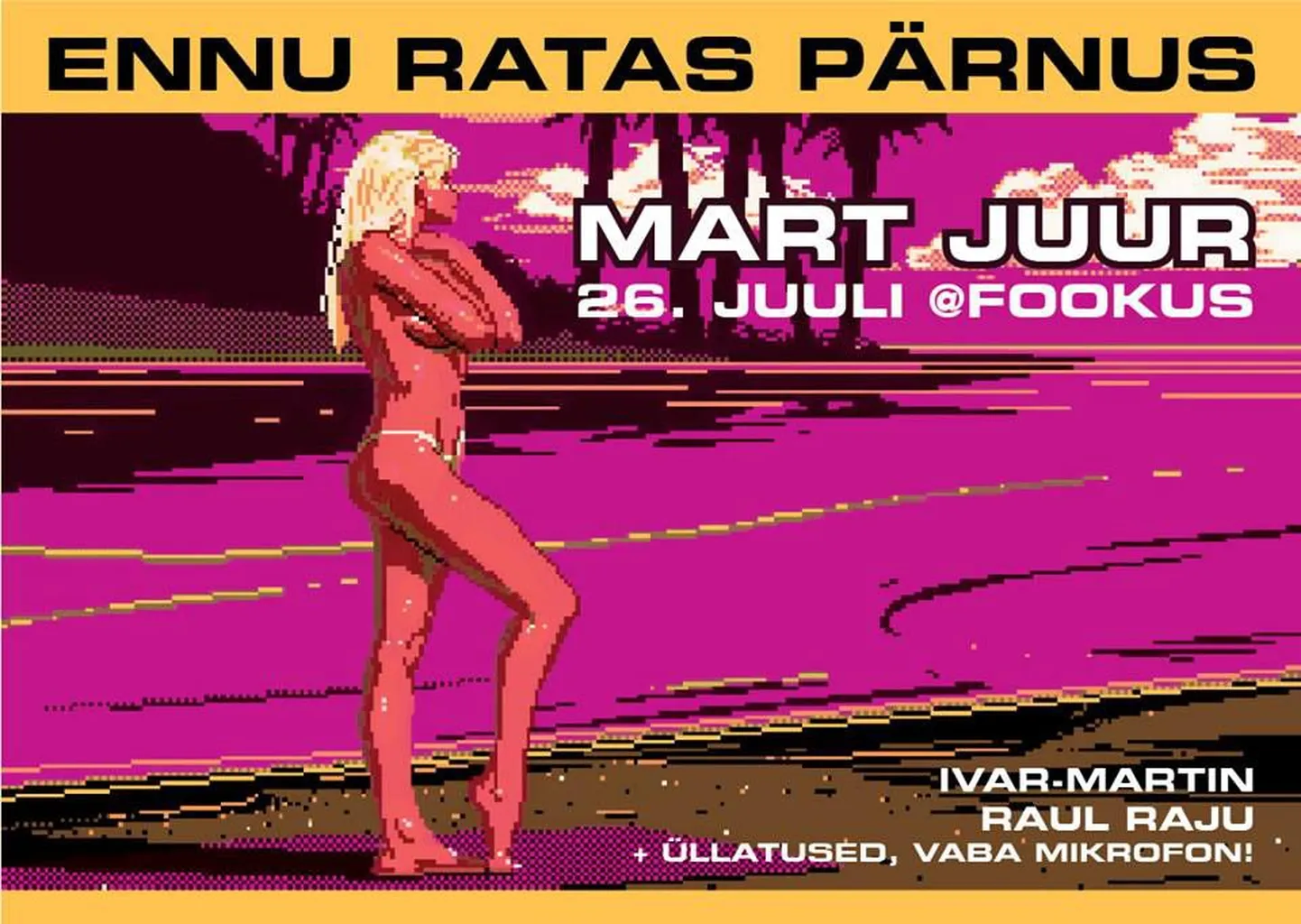 ENNU RATAS koos Mart Juure retrotiskoga maanduvad Pärnus!