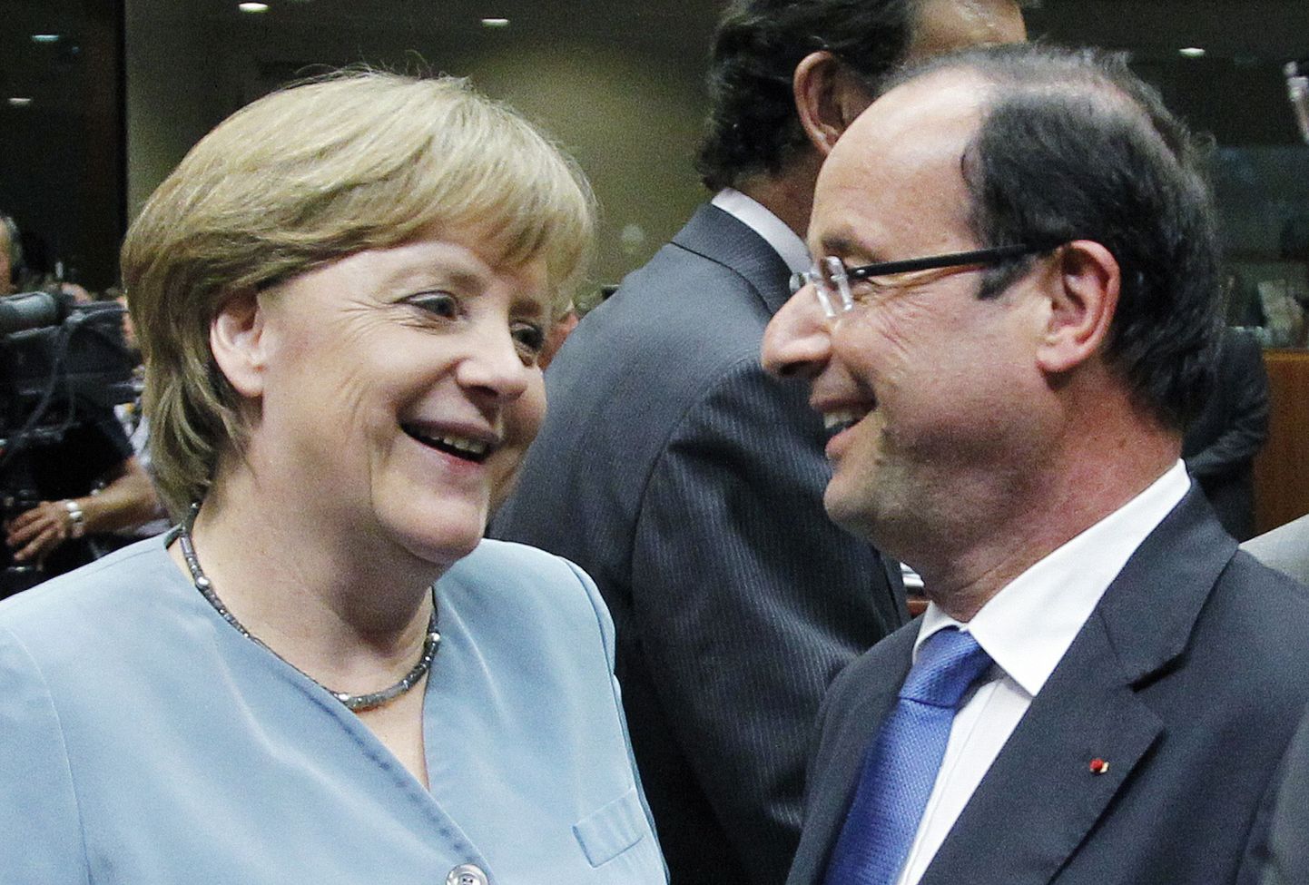 Saksamaa kantsler Angela Merkel ja Prantsusmaa president François Hollande.