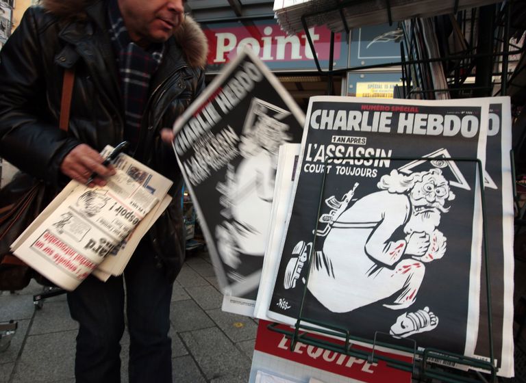 Charlie Hebdo esileht aasta pärast rünnakut. Foto: ERIC GAILLARD/REUTERS/SCANPIX