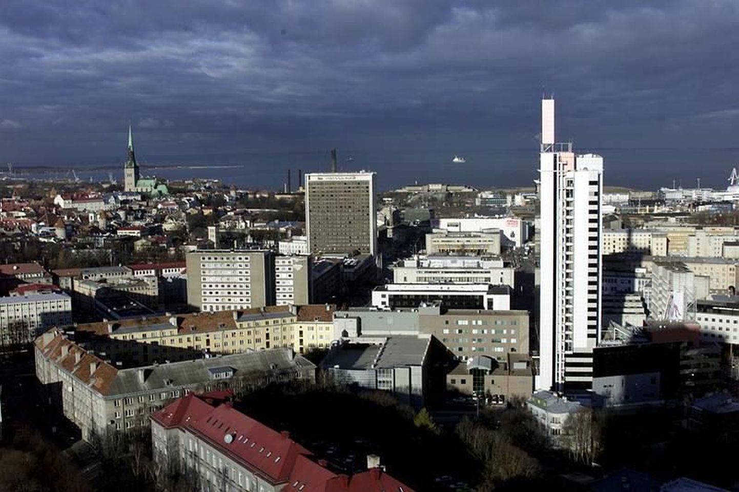 Вид на центр Таллинна.