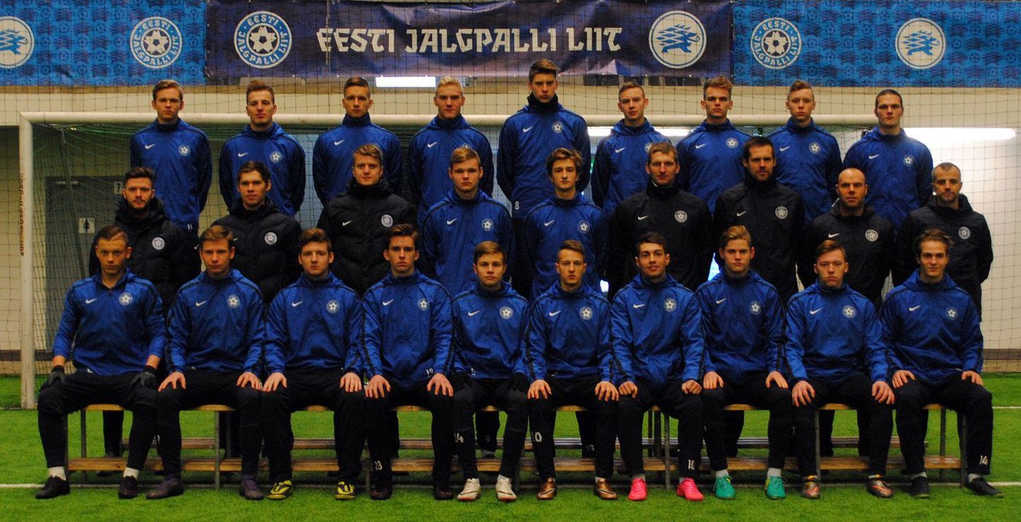 Eesti U19 jalgpallikoondis.