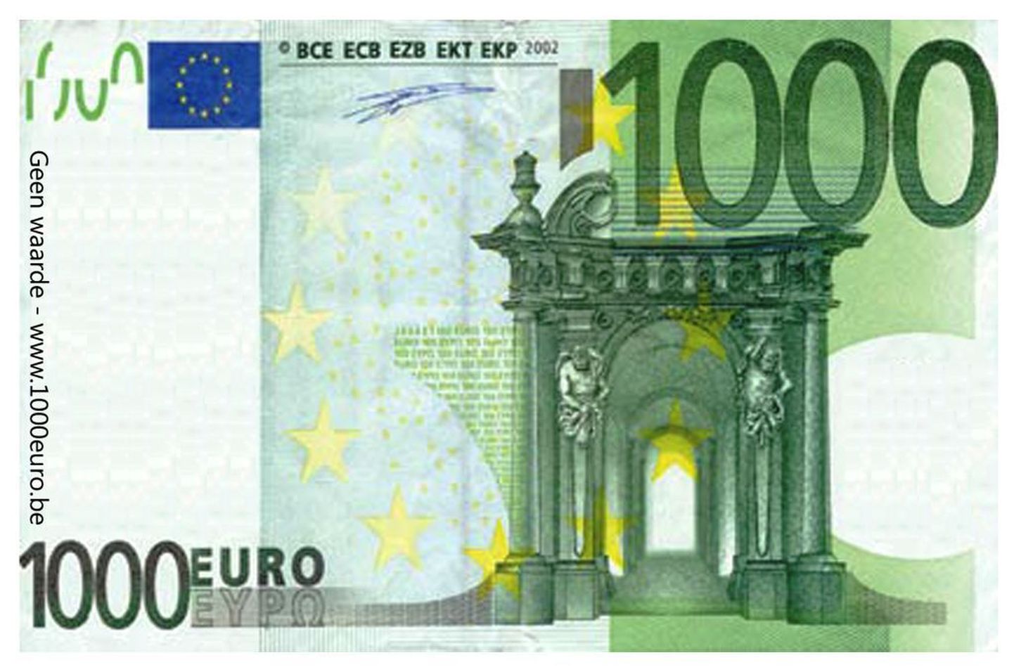 1000 евро, иллюстративное фото