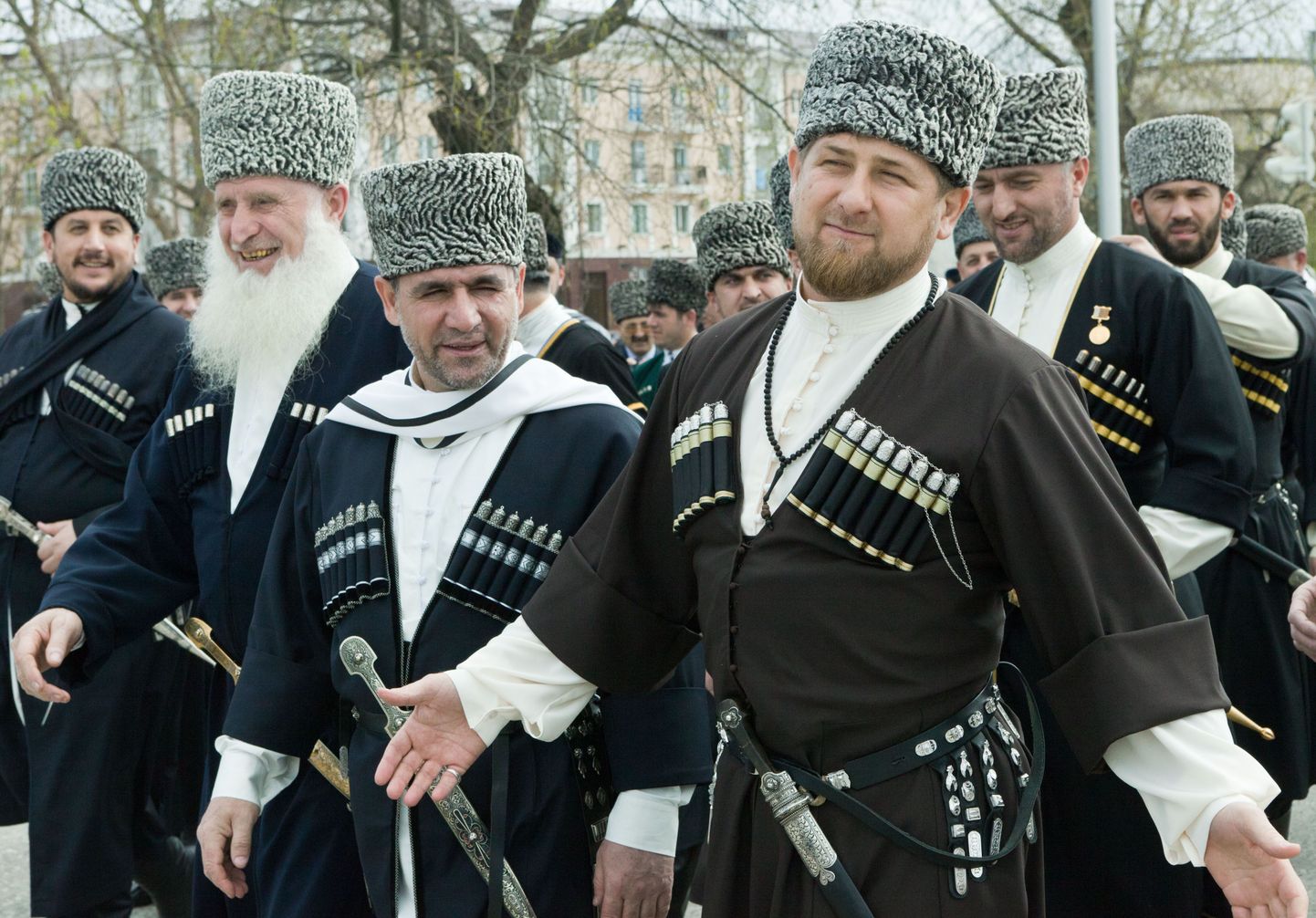 Tšetšeenia vabariigi president Ramzan Kadõrov (esiplaanil)