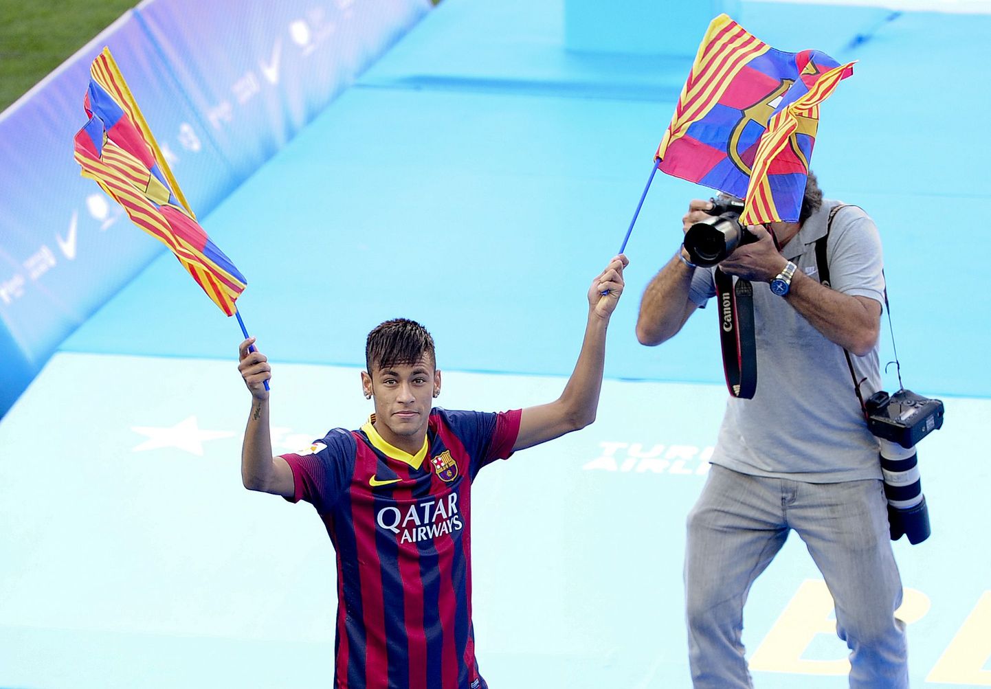 Neymar liitus Barcelonaga 2013. aastal.