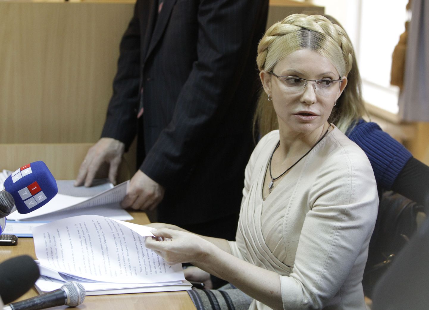 Юлия Тимошенко в суде 11 октября.