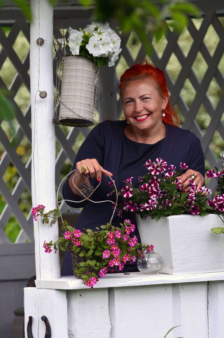 Mari Riina Rist ütleb, et tema aed on kahtlemata tema enda nägu. / Foto: erakogu