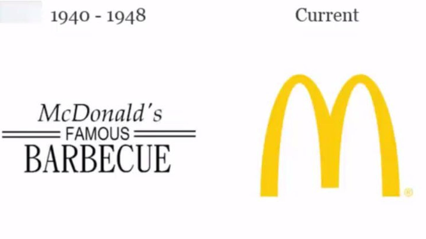 Mc Donald`si logo on märgatavalt muutunud.