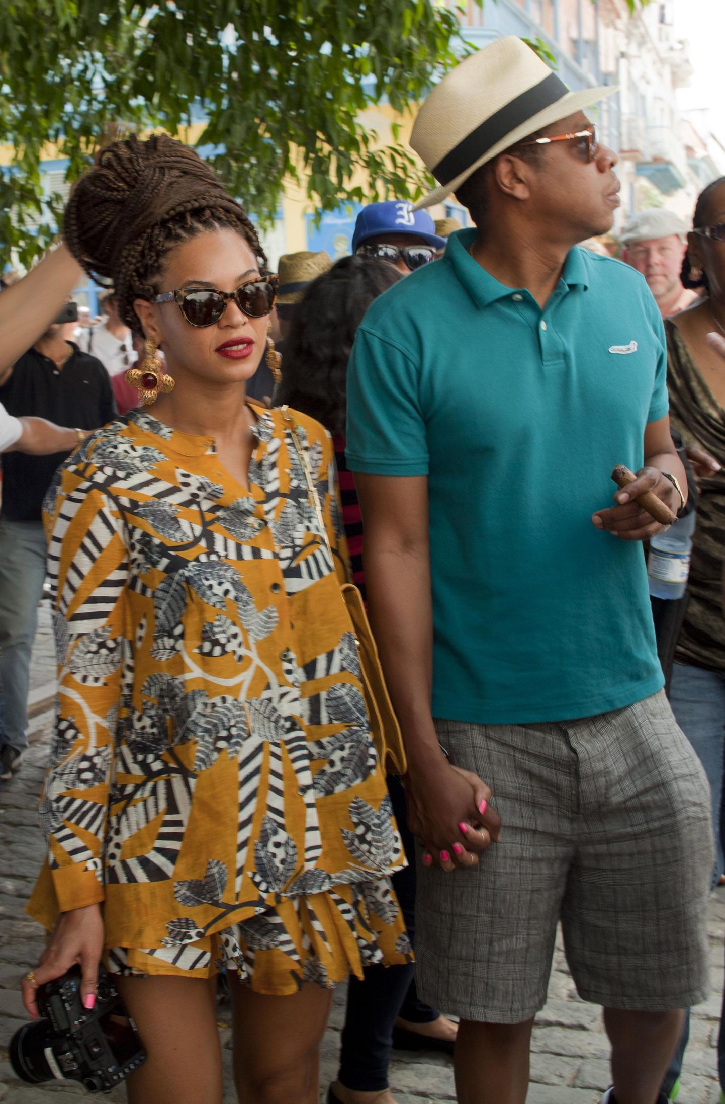 Поп-певица Бейонсе и ее муж, рэппер Jay-Z