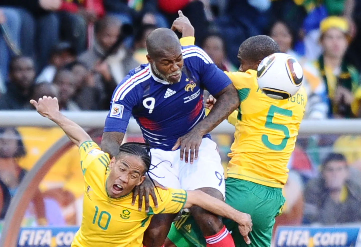 Снимок с ЧМ по футболу 2010 года в ЮАР.
