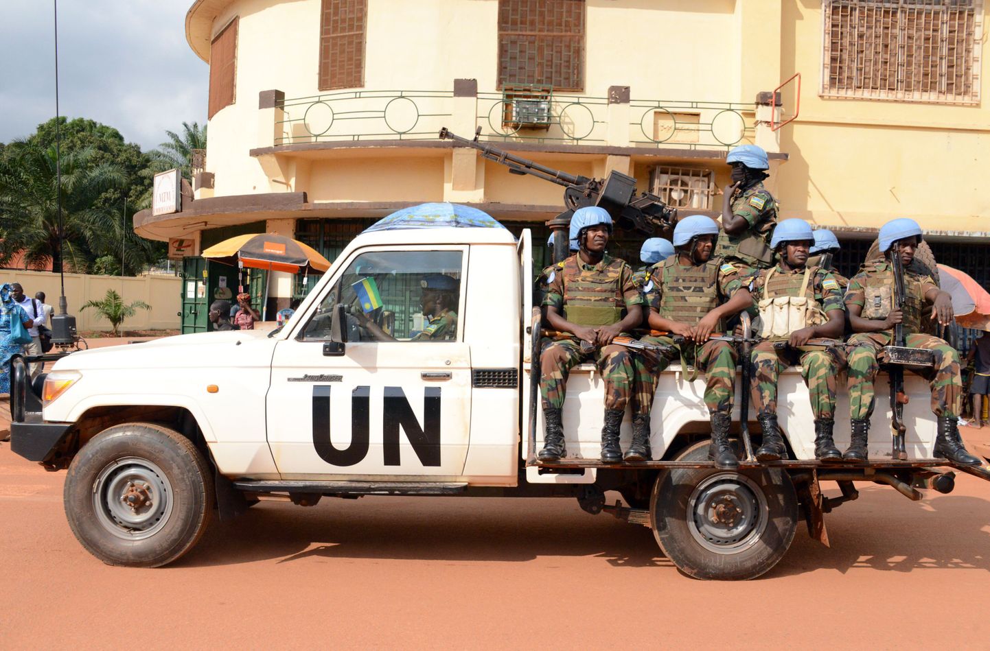 ÜRO rahuvalvajad Rwandas.