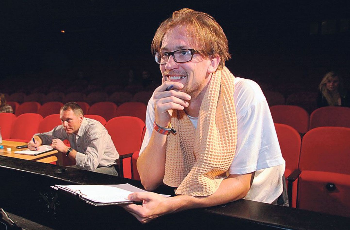 Koreograaf Märt Agu (paremal) ja lavastaja Andres Dvinjaninov valisid tantsijad välja novembris.