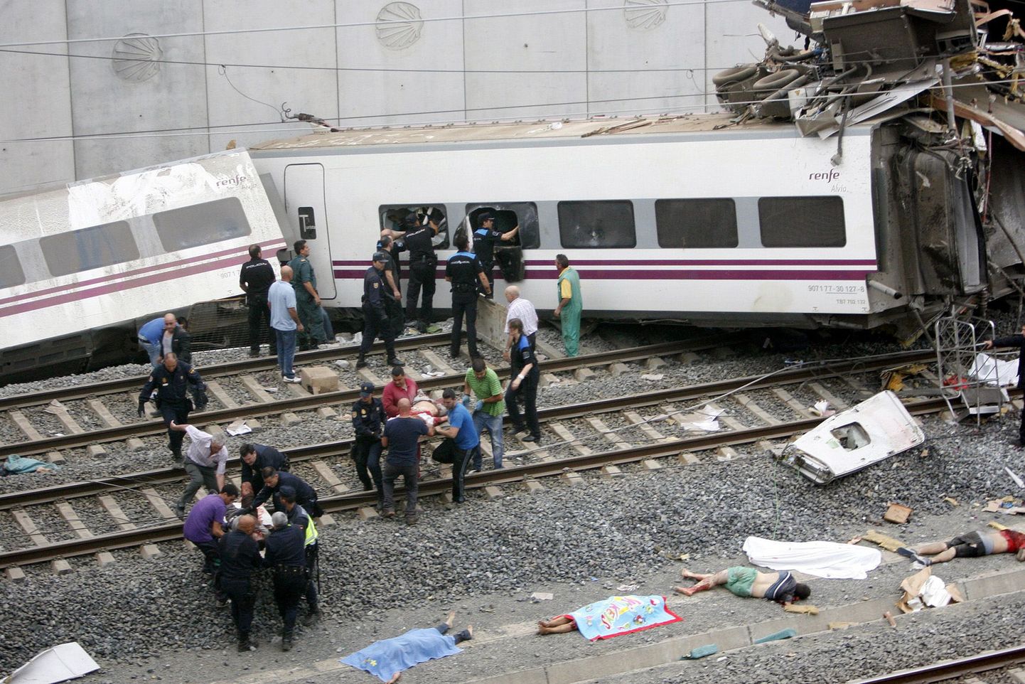 Железнодорожная катастрофа в Испании