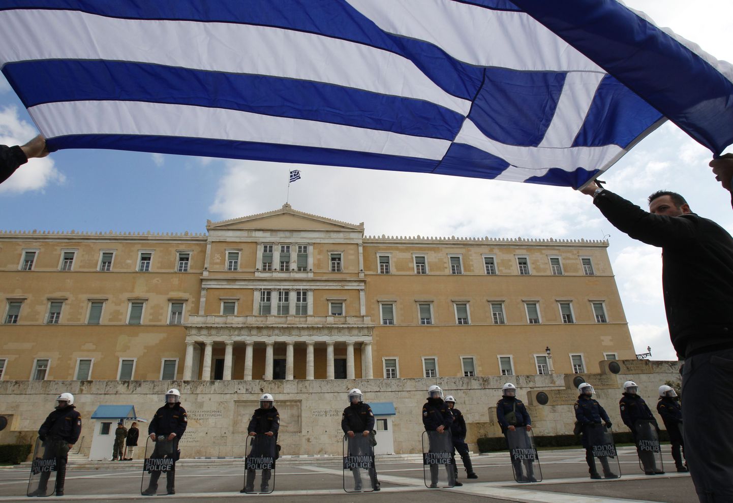 Järjekordne streik ja meeleavaldus Kreekas.