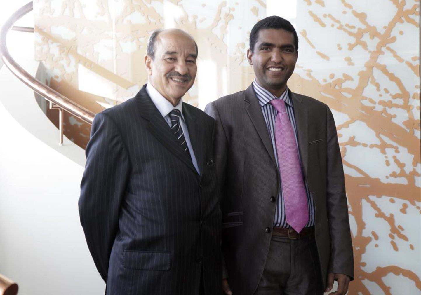 Azawadi välisminister Hama Ag Mahmoud (vasakul) ning informatsiooniminister Moussa Ag Assarid möödunud neljapäeval Tallinnas. Postimehe andmetel tulid nad Eestisse Eerik-Niiles Krossi kutsel.